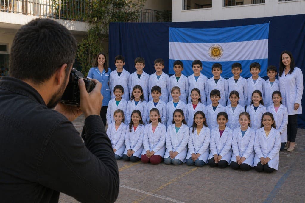 Fotografía escolar en institución